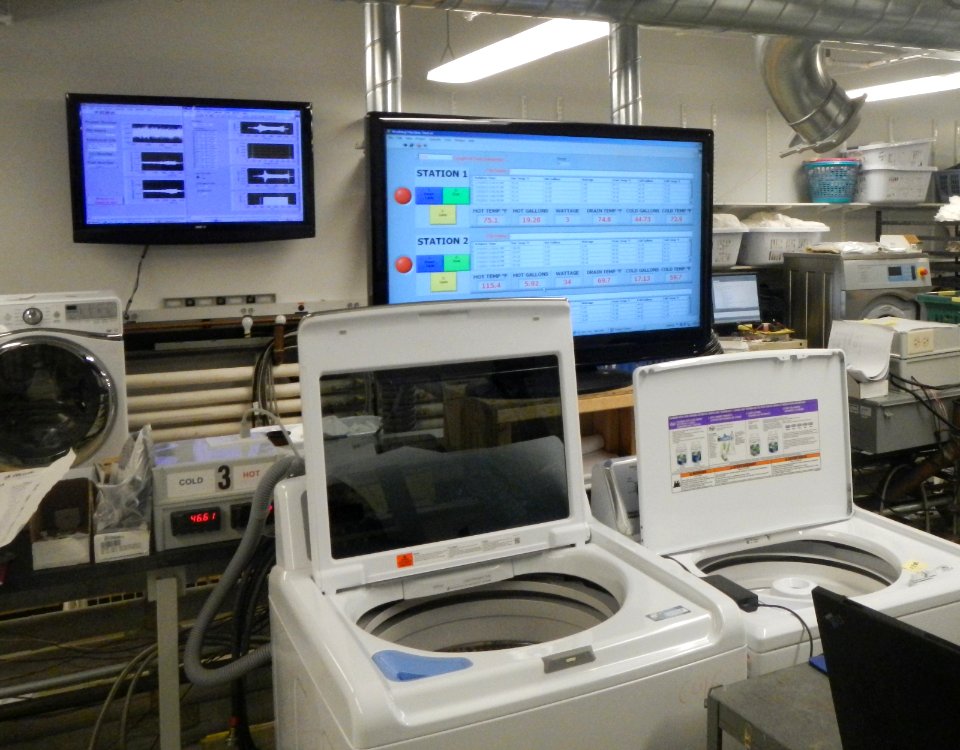 Washer test room CR jeh