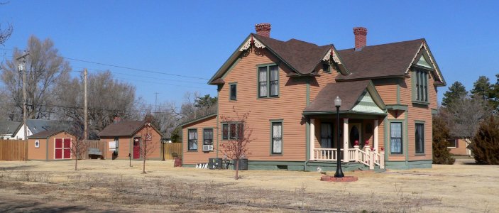 Washington-Ames house (Leoti KS) from SE 2 long