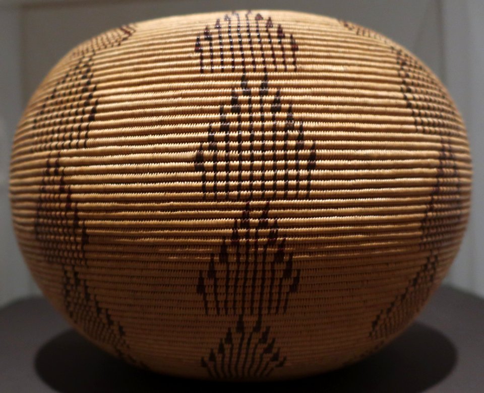 Washoe basketry vessel made by Dat So La Lee (Louisa Keyser), Brooklyn Museum
