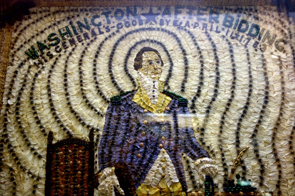 Washington after Bidding his Generals Good-Bye, April 11, 1783, by John Hampson, completed in 1909 - Fairbanks Museum and Planetarium - DSC04279