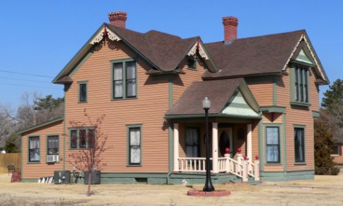 Washington-Ames house (Leoti KS) from SE 1