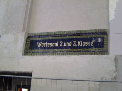 Wartesaal zweiter und dritter Klasse