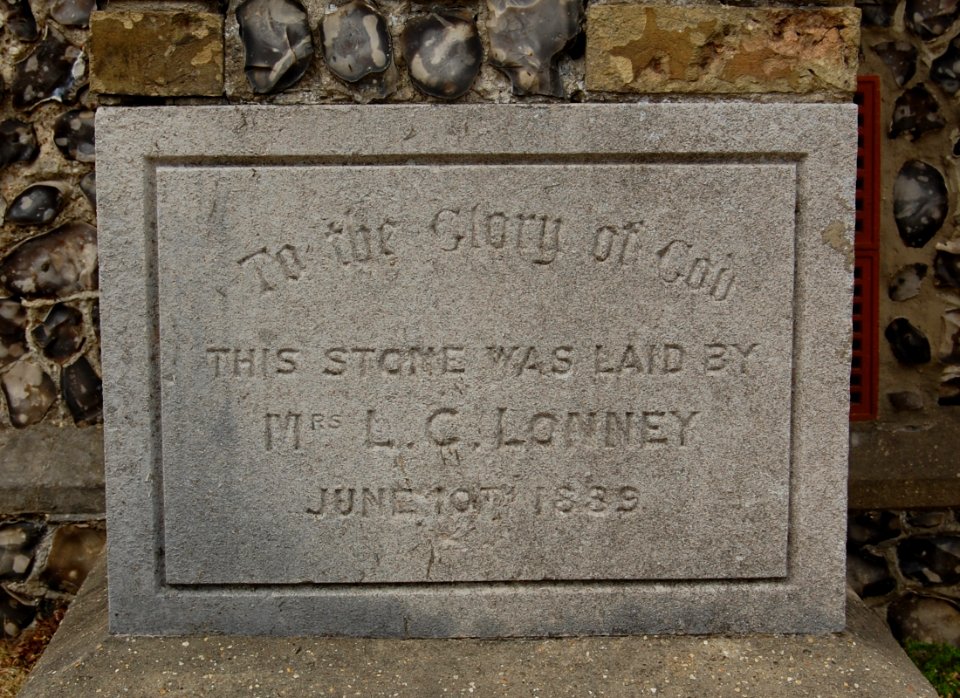 Warsash United Reformed Church, Warsash Road, Warsash (May 2019) (Foundation Stone) (1)