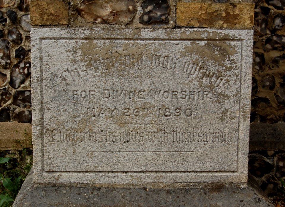 Warsash United Reformed Church, Warsash Road, Warsash (May 2019) (Foundation Stone) (2)