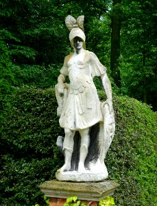 Warrior, left- Renishaw Hall - Derbyshire, England - DSC02276