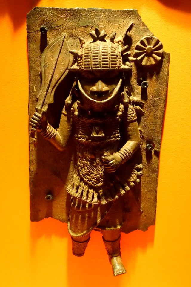 Warrior Chief, Benin City, Nigeria, No. 1907.44.0389 - Etnografiska museet - Stockholm, Sweden - DSC01023