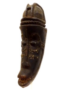 Water Spirit head crest, Eastern Ijo people, Niger Delta Valley, Nigeria, early 20th century AD, wood, traces of pigment - Krannert Art Museum, UIUC - DSC06177