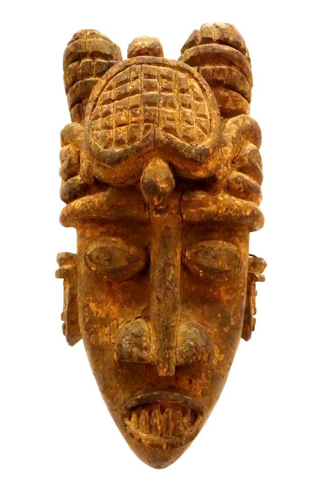 Water Spirit head crest (pipligbo), Kalabari Ijo people, Niger Delta Valley, Nigeria, early 20th century AD, wood - Krannert Art Museum, UIUC - DSC06181