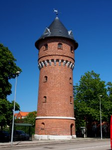 Water tower in Koge, Denmark photo