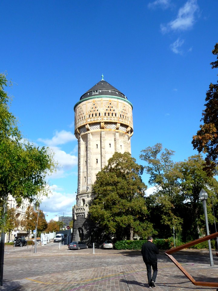 Water tower in Metz 01