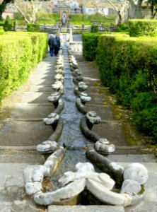 Water chain - Villa Lante, Bagnaia, Italy - DSC01831