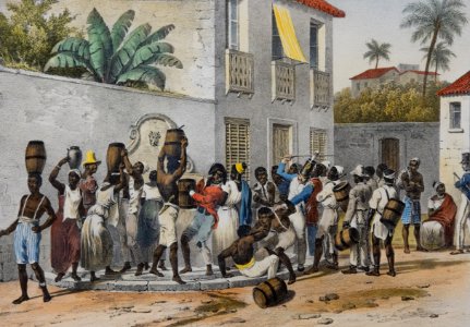 Water Carriers by Ruendas, Brazil, 1830s