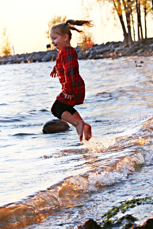 Fun summer beach