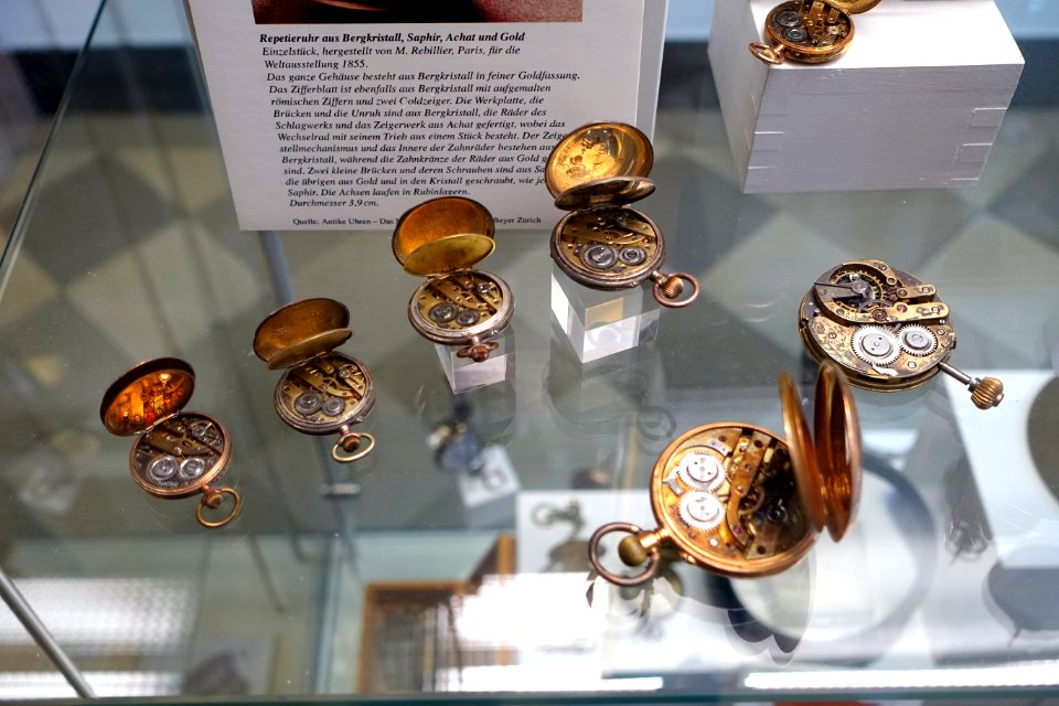 Watches by M. Rebillier, Paris, 1855 - Karl Gebhardt Horological Collection - Gewerbemuseum - Nuremberg, Germany - DSC01826