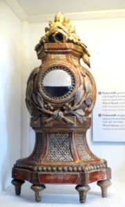 Watch stand, Gustavian, c. 1760s, wood - Nordiska museet - Stockholm, Sweden - DSC09984