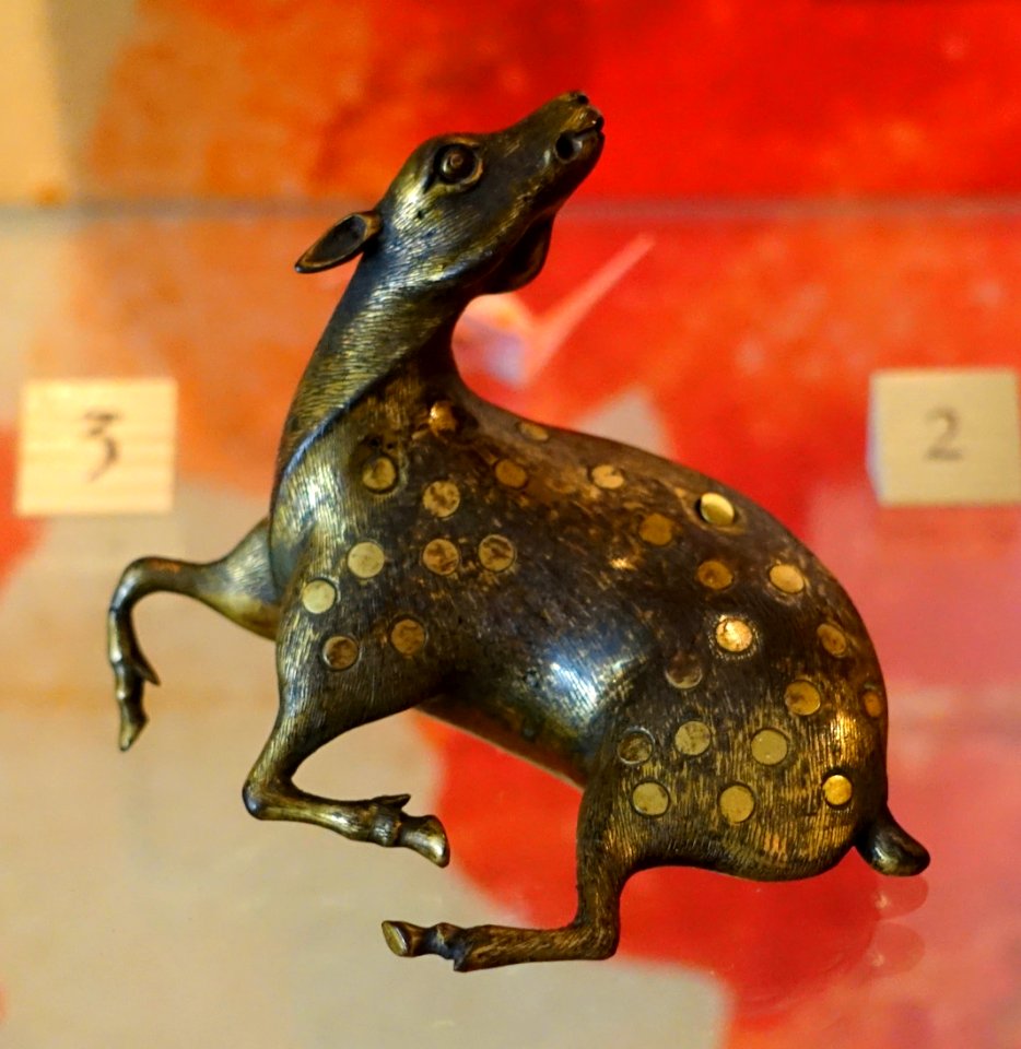 Water dropper in the form of a deer, Japan - Östasiatiska museet, Stockholm - DSC09140