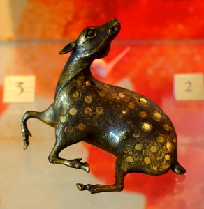 Water dropper in the form of a deer, Japan - Östasiatiska museet, Stockholm - DSC09140