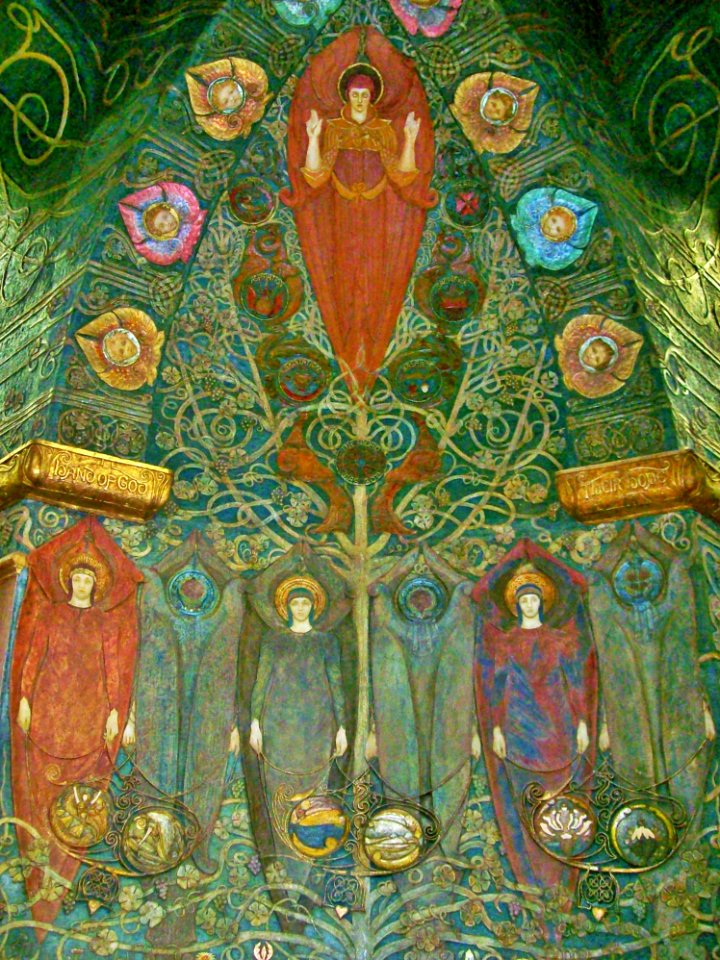 Watts Mortuary Chapel, interior