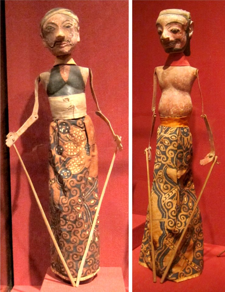 Wayang Golek puppets from Bali, early 20th century, Honolulu Museum of Art