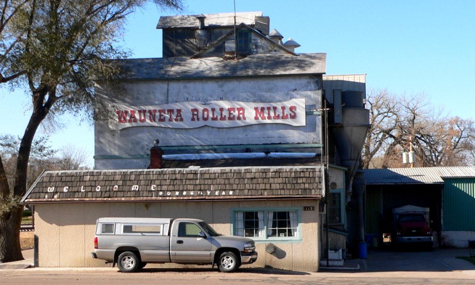 Wauneta Roller Mills from E 1
