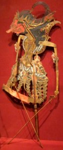 Wayang Kulit puppet from Bali, Honolulu Museum of Art photo