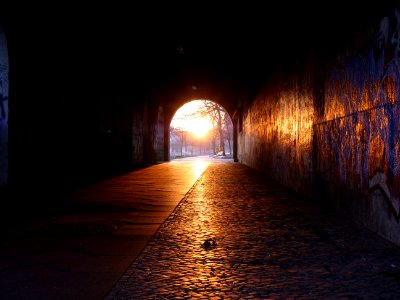 Way under the Charlottenbrücke Berlin-Spandau 08