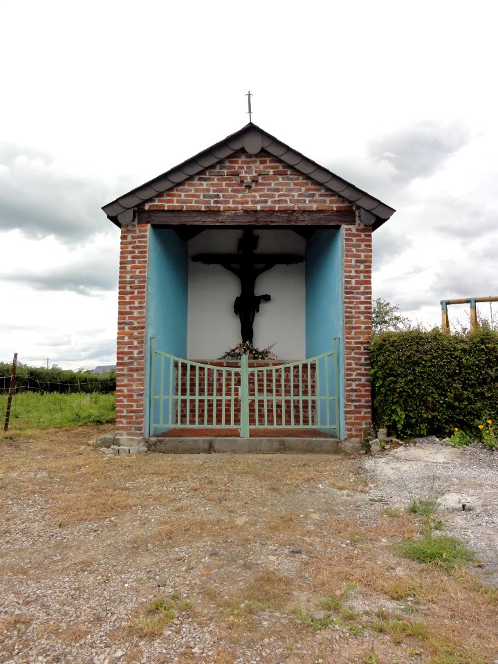 Wattignies-la-Victoire (Nord, Fr) chapelle - Calvaire