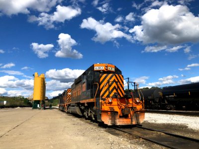 WE 6383, the J. J. Gonzalez unit, a Rebuilt EMD SD40-2, in Rook Yard