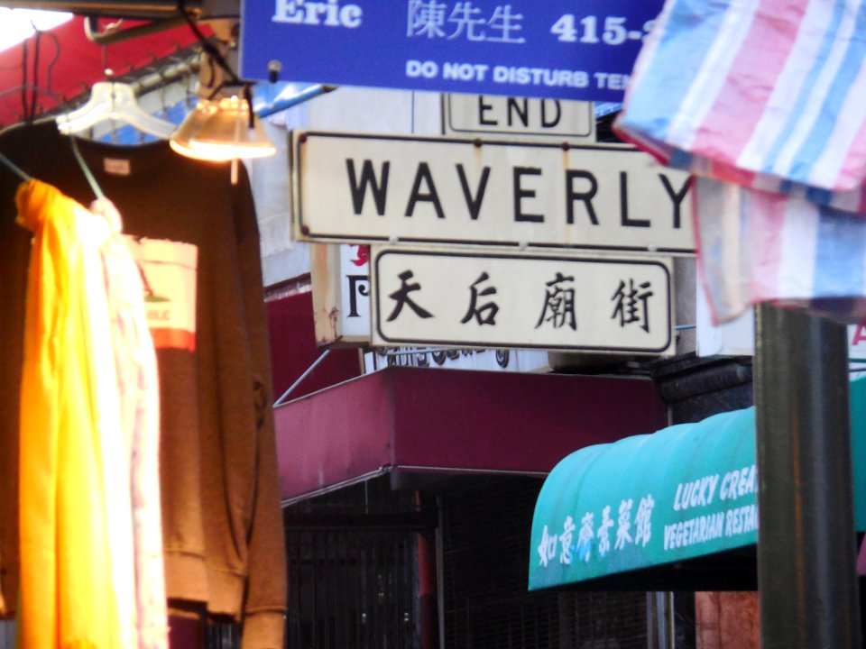 Waverly Street Sign