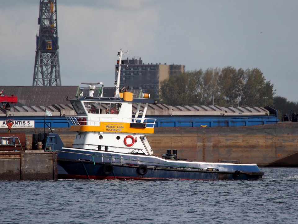 Water Lady, ENI 02314758 at the Mercuriushaven, Port of Amsterdam