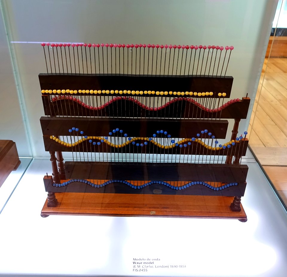 Wave model, E. M. Clarke, London, 1840-1851 - Museu da Ciência da Universidade de Coimbra - University of Coimbra - Coimbra, Portugal - DSC09102
