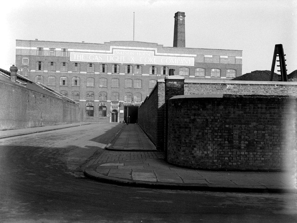 Watson House de fabriek van de Gas Light & Coke Company in Londen, Bestanddeelnr 189-0074