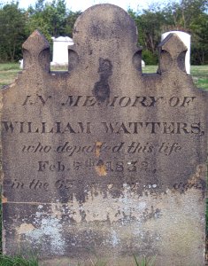 Watters (William), Robinson Run Cemetery, 2015-09-27, 01