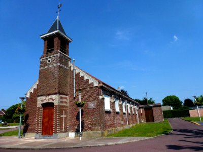 Wavrechain-sous-Denain (Nord, Fr) église
