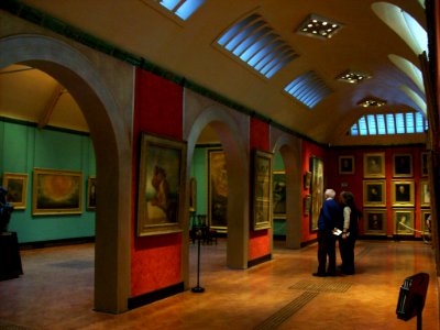 Watts Gallery, red room