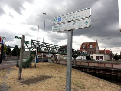 Wattrelos (Nord) Véloroute du Canal de Roubaix (02)