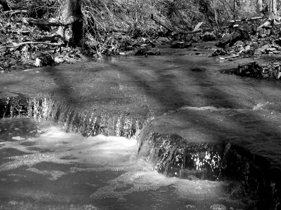 Waterfall, Kane Woods Nature Area, 2015-04-10, 04