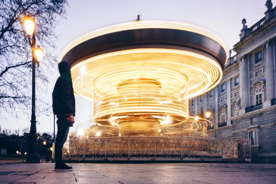People man amusement park