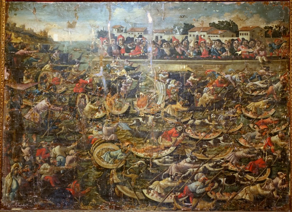 Watermelon Regatta by the Master of the Fertility of the Egg, Italy, early 1700s, oil on canvas - John and Mable Ringling Museum of Art - Sarasota, FL - DSC00767