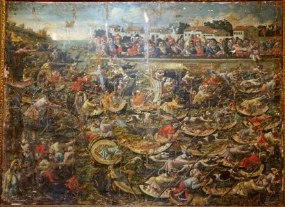 Watermelon Regatta by the Master of the Fertility of the Egg, Italy, early 1700s, oil on canvas - John and Mable Ringling Museum of Art - Sarasota, FL - DSC00767