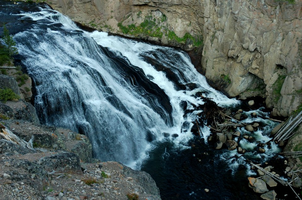 Waterfall in Yellowstone