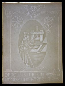 Watermark - Dard Hunter exhibit - Robert C. Williams Paper Museum - DSC00592