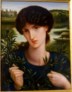 Water Willow by Dante Gabriel Rossetti, 1871, oil on canvas - Kelmscott Manor - Oxfordshire, England - DSC00055