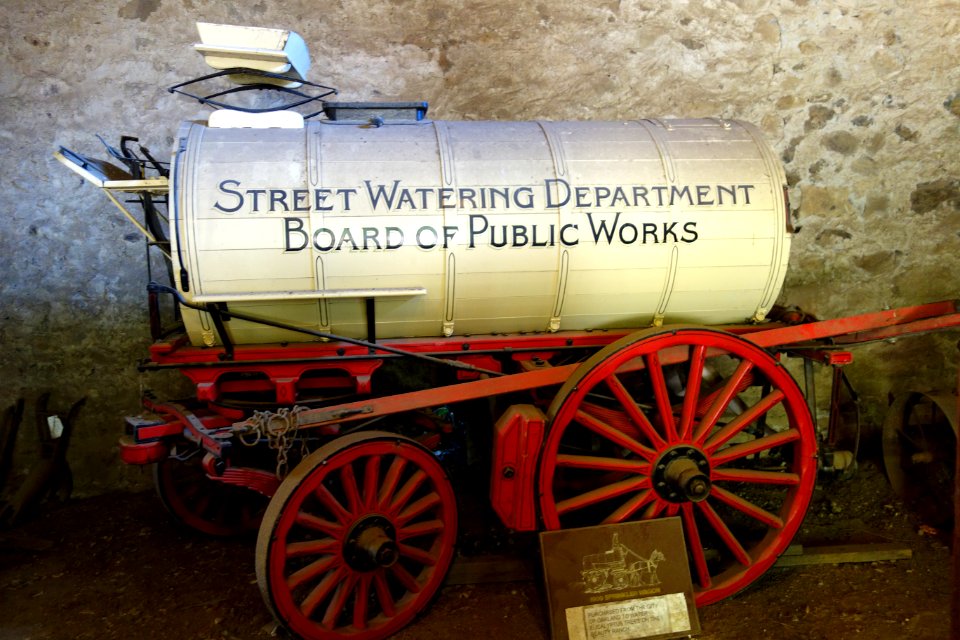 Water wagon - City of Oakland Street Watering Department, Board of Public Works - Jack London State Historic Park - DSC03826