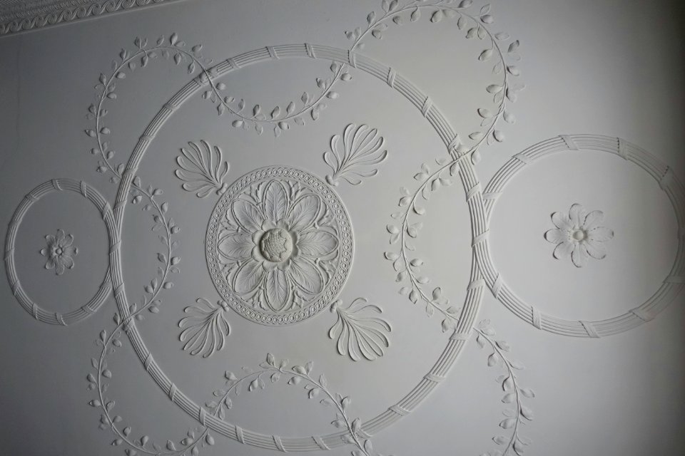 Watercolour Rooms ceiling - Harewood House - West Yorkshire, England - DSC01750
