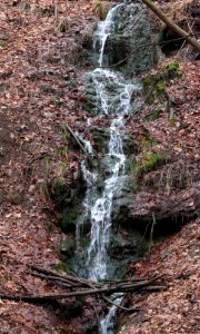 Waterfall off Woodruff Street, Mount Washington, 2021-01-02, 02