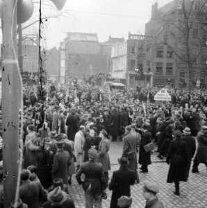 Waterlooplein Amsterdam Herdenking staking, Bestanddeelnr 901-5441