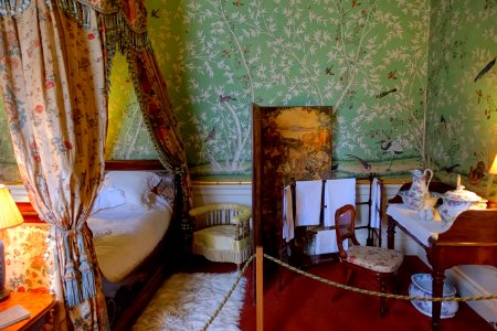 Wash table - Marquis and Marchioness of Normanby Bedrooms - Chatsworth House - Derbyshire, England - DSC03346