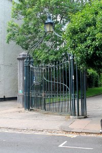 Wall, Gate Piers And Gates Of Former Church Of St Andrew (Now Demolished)
