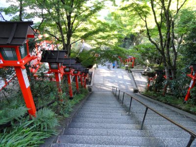Walkway - Kurama-dera - Kyoto - DSC06701